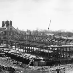 Construction of the new College of Education building