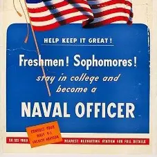 World War II Naval Officer call-out