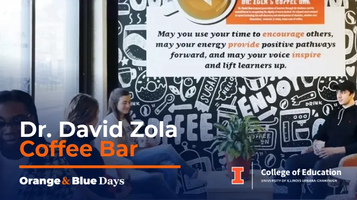 2026 Orange & Blue Days: Dr. David Zola Coffee Bar