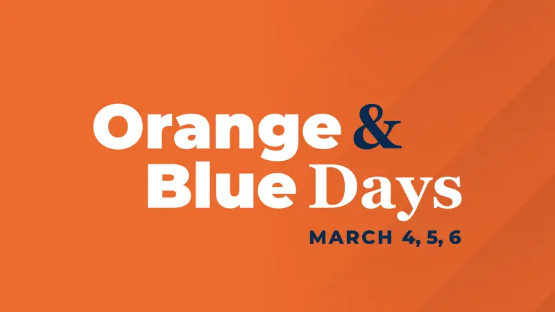 2026 Orange & Blue Days: March 4, 5, 6