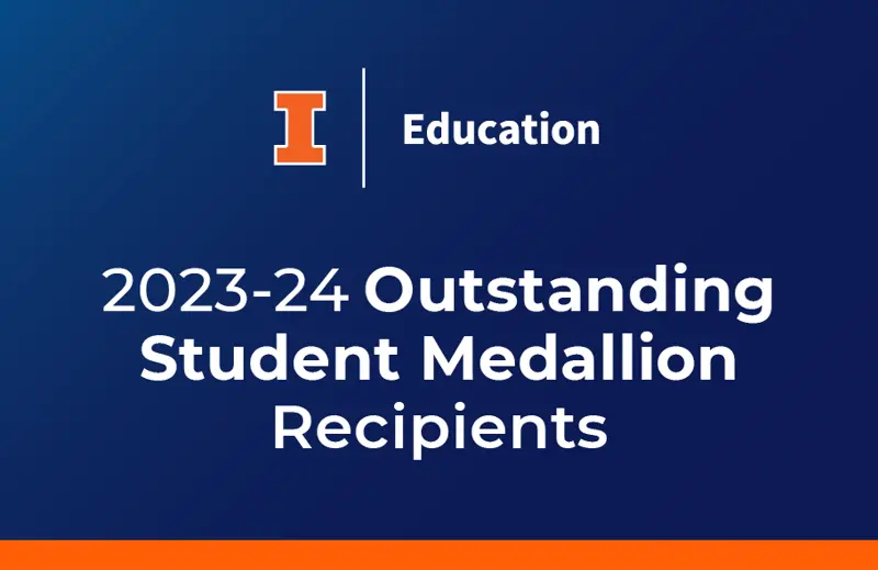 2023-24 Oustanding Student Medallion Recipients