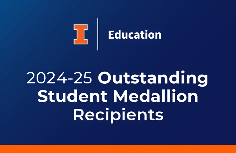 2024-25 Outstanding Student Medallion Recipients