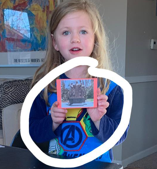 Birthday card from Alma