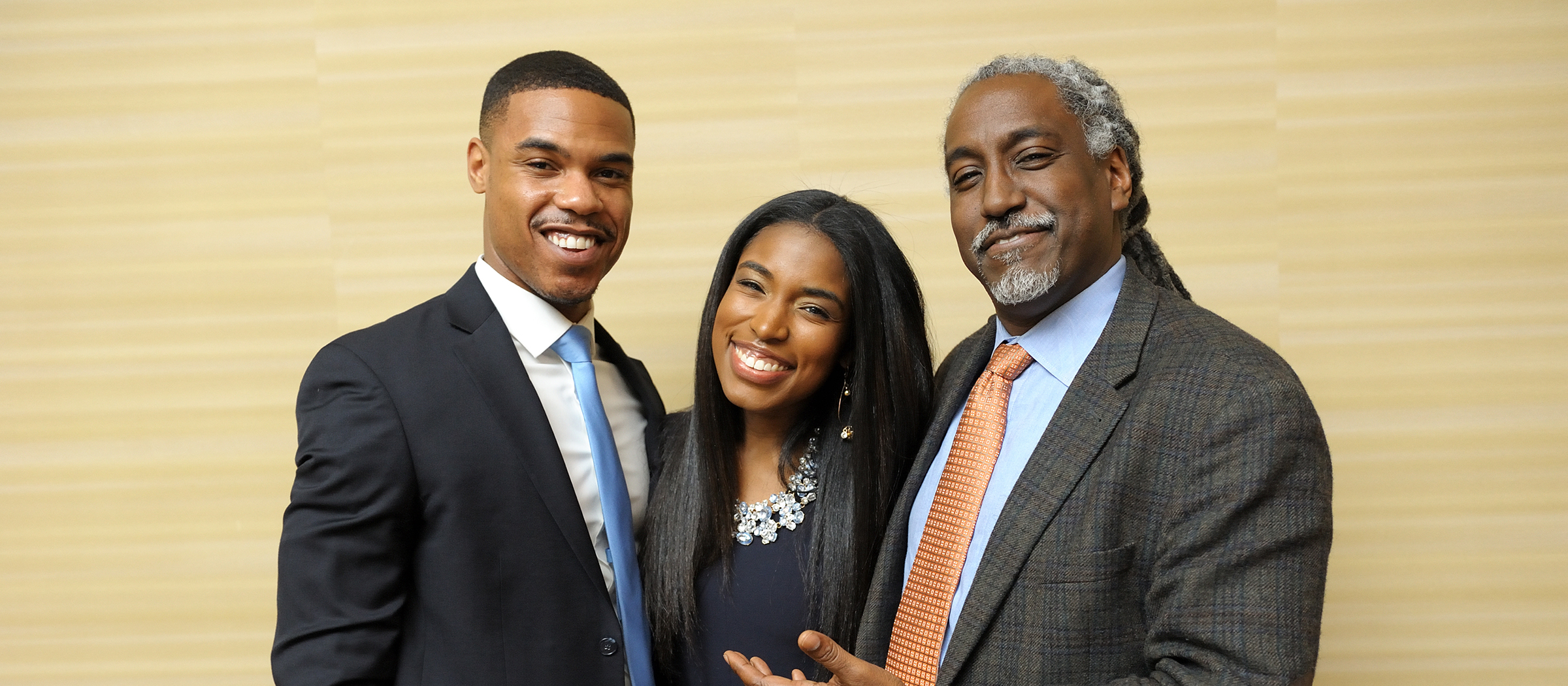 Alumni award recipients smiling