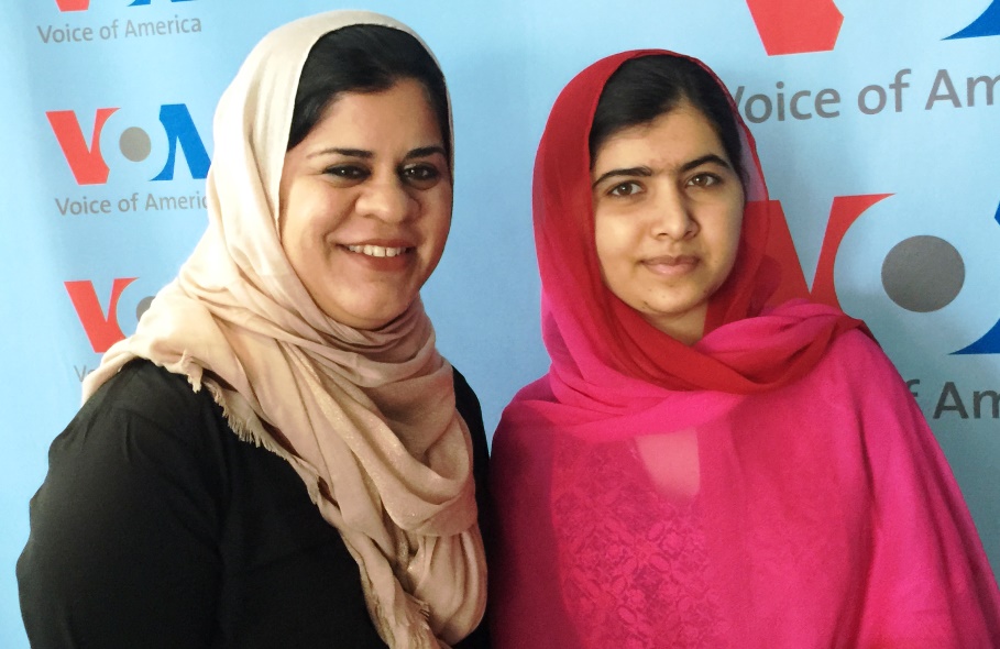 Doctoral student Fauzia Rahman meets Nobel Peace Prize recipient Malala Yousafzai
