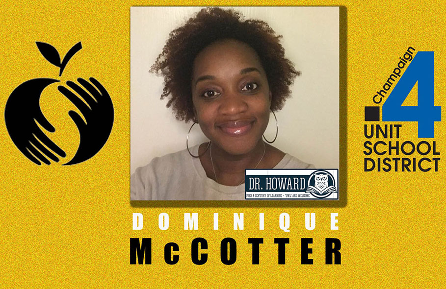 Alumna Dominique McCotter is a Golden Apple Award Finalist