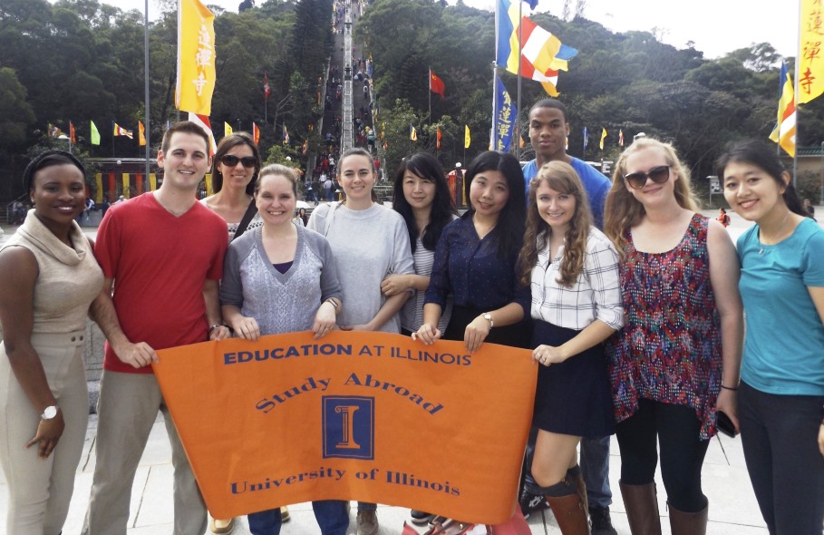 Education at Illinois students in Hong Kong