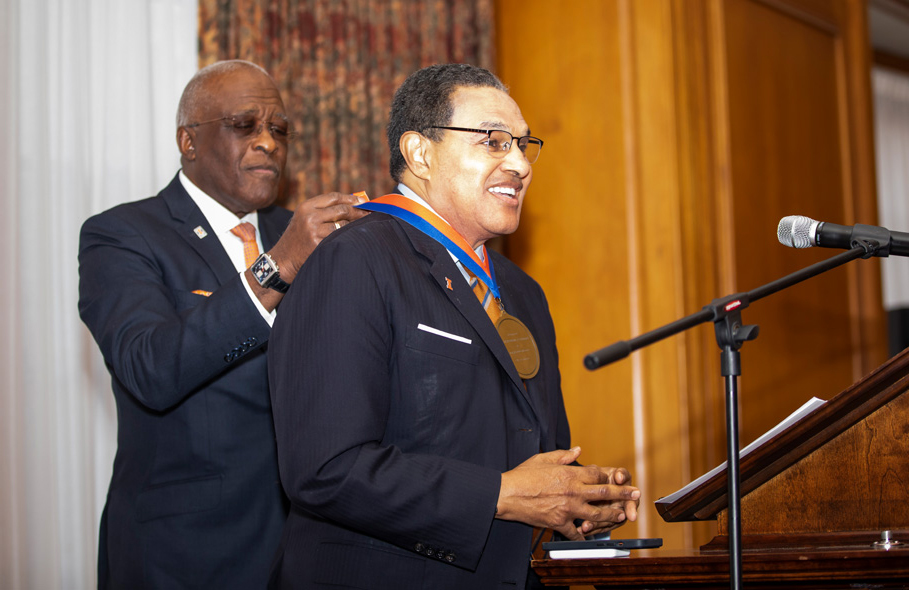 Chancellor Robert Jones and Freeman Hrabowski III