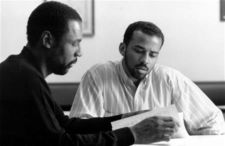 James Anderson and Ron Rochon Figure with Caption