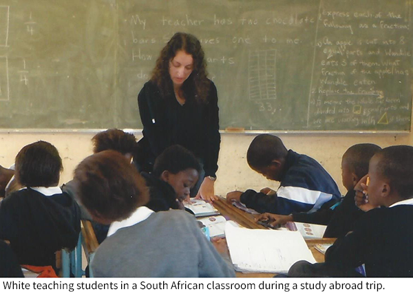 Jeanne White in South Africa