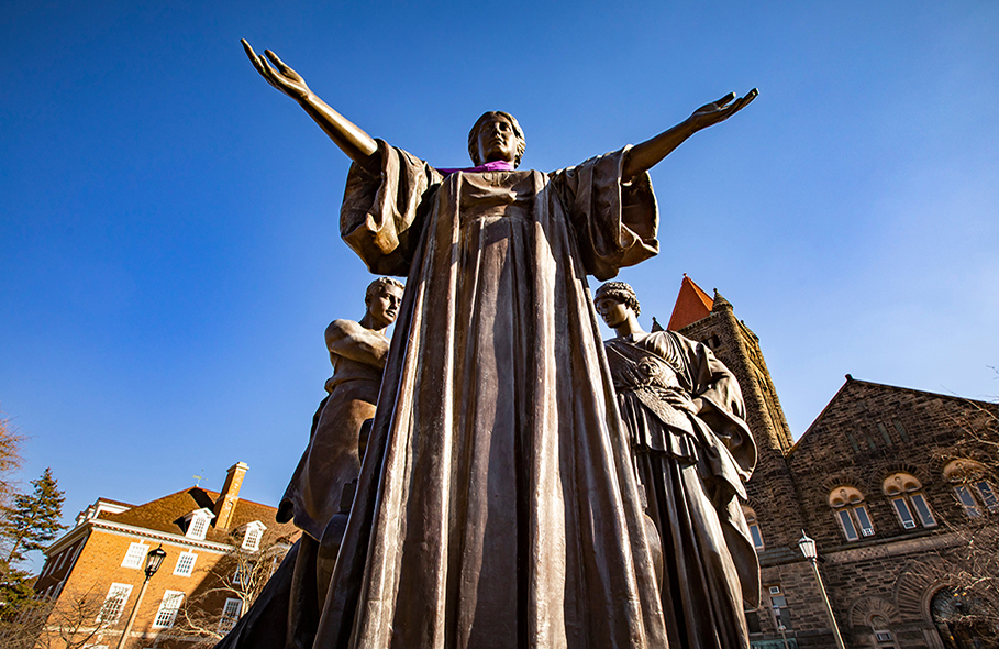 Alma Mater statue