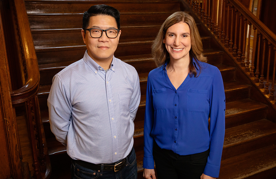 Professors David Huang and Laura Shackelford