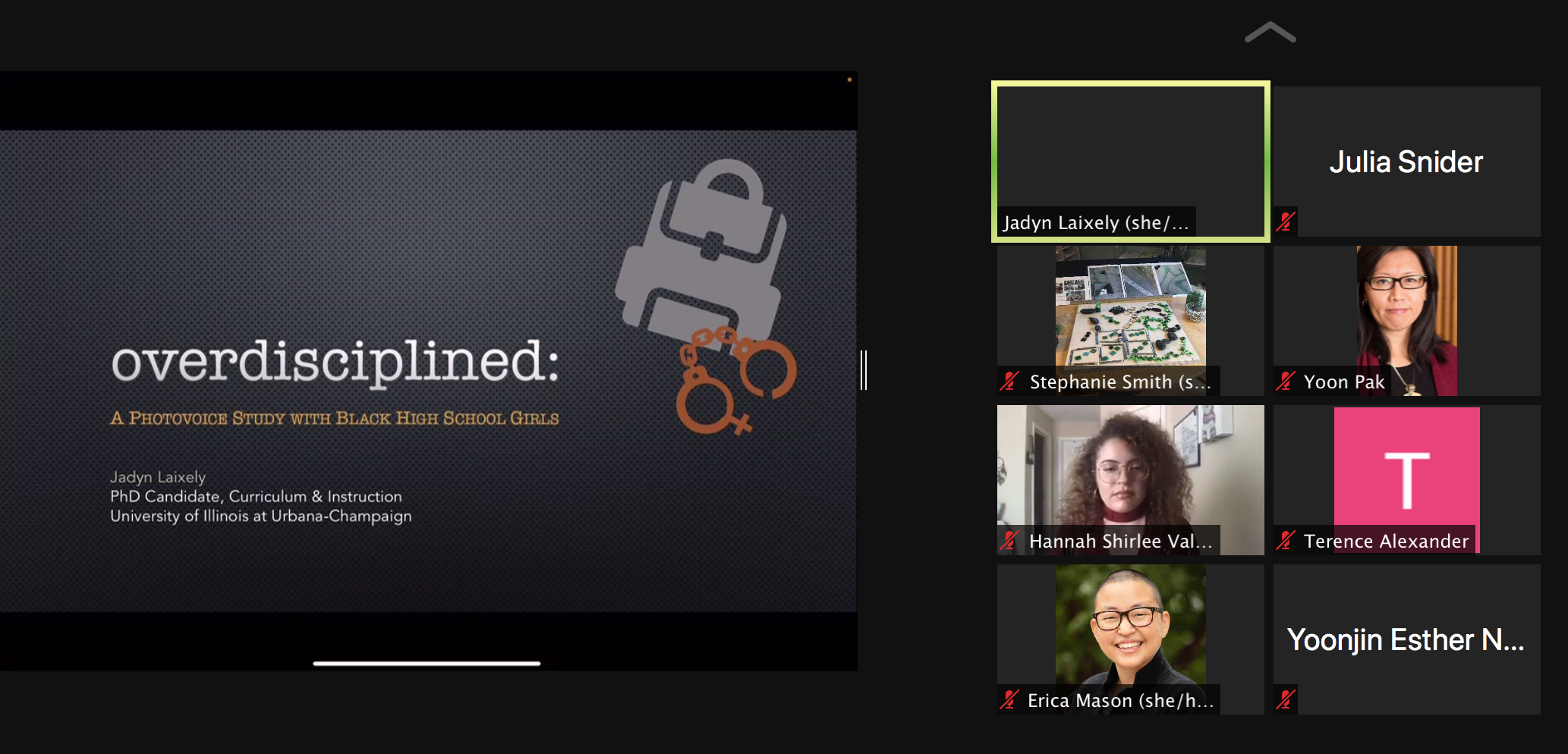 PPT slide and Zoom attendees