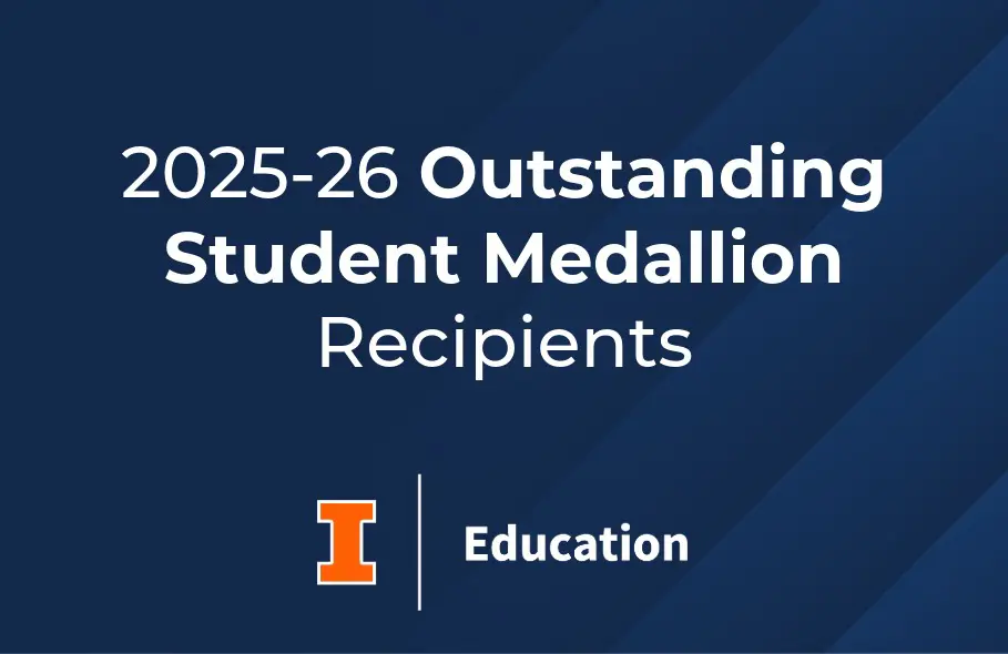 2025-26 Outstanding Student Medallion Recipients